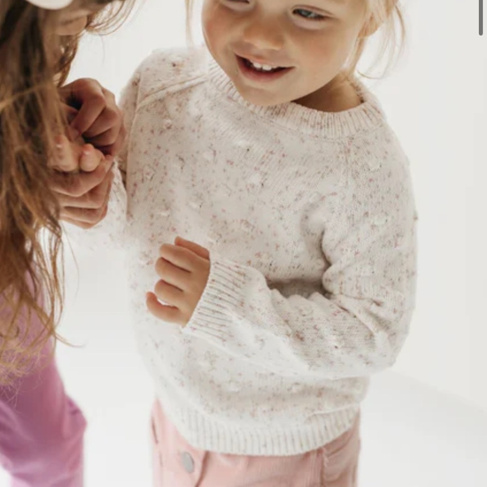 Jamie Kay Dotty knit Jumper in Candy Sprinkles girls size 4-5T